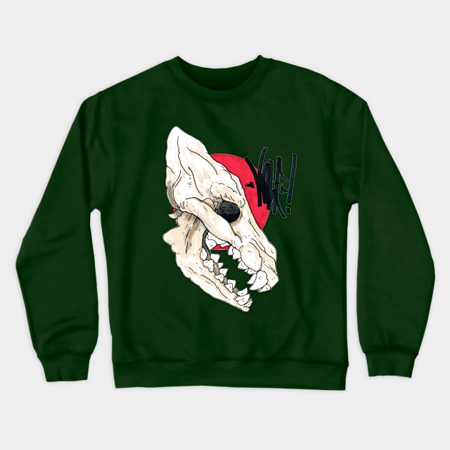 Volf Skull Crewneck Sweatshirt by Sleepyvolf